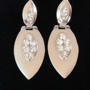 (3/$10) Silver CZ earrings